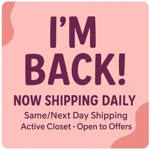✨ I’M BACK! Now Shipping Same/ Next Day - Active Closet - Open to Offers ✨
